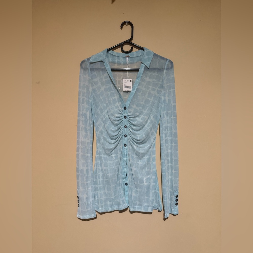 Free People Button Down Shirt NWT